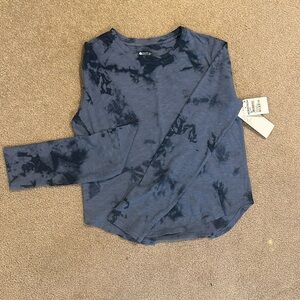 Zella long sleeved girls athletic shirt. New with tags.